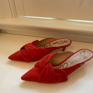 Red Sam Edelman Laney Mule